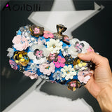 Flower Beaded Banquet Wedding Party Bag