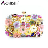 Flower Beaded Banquet Wedding Party Bag