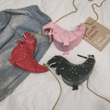 Dinosaur Rivets Chain Purse Shoulder Bag Ladies Crossbody Mini Messenger Bag