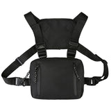 Rectangle Streetwear Writer Chest Rig Bag Hip-Hop Chest Bags