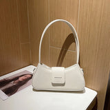 Double Strap Women's Handbag Purse PU Leather Shoulder Bag