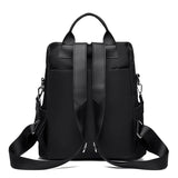 Large Capacity Double Zipper School Backpack for Women