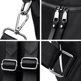 Large Capacity Double Zipper School Backpack for Women