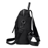 Large Capacity Double Zipper School Backpack for Women