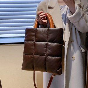 Women's Rhombus Shoulder Bag Large Capacity Crossbody Satchel