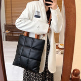 Women's Rhombus Shoulder Bag Large Capacity Crossbody Satchel