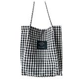 Durable Women Student Cotton Linen Shoulder Bag