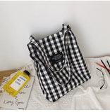 Durable Women Student Cotton Linen Shoulder Bag