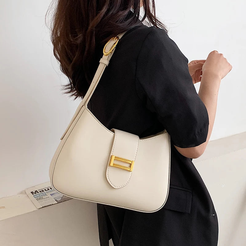 Vintage Fluffy Leather Women's Shoulder Bag
