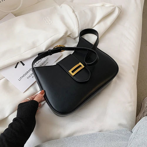 Vintage Fluffy Leather Women's Shoulder Bag