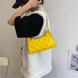 Embossed PU Leather Zipper Shoulder Bag for Women Summer