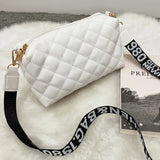 Embroidered Chain Shoulder Messenger Bag