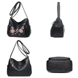 Embroidery Crossbody Bag for Women Handbags Purses Shoulder Handbag