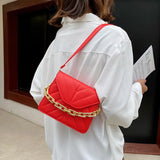 Embroidery Shoulder Bag Travel Solid Crossbody Bags For Women Handbags