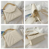 Embroidery Shoulder Bag Travel Solid Crossbody Bags For Women Handbags