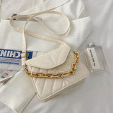 Embroidery Shoulder Bag Travel Solid Crossbody Bags For Women Handbags
