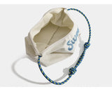 Embroidery Women Shoulder Bags Large Capacity Canvas Female Hobos Crossbody Bag