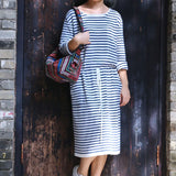 Ethnic Striped Handbag Women Unique Boho Sling Shoulder Crossbody Bag