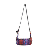 Ethnic Striped Handbag Women Unique Boho Sling Shoulder Crossbody Bag