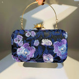 Evening Bag Crossbody Embroidery Clutch Purses Handbag