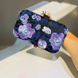 Evening Bag Crossbody Embroidery Clutch Purses Handbag