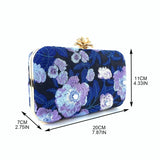 Evening Bag Crossbody Embroidery Clutch Purses Handbag