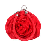 Rose Flower Bride Bag Purse Wedding Clutch Women Party Wallet