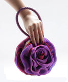 Rose Flower Bride Bag Purse Wedding Clutch Women Party Wallet