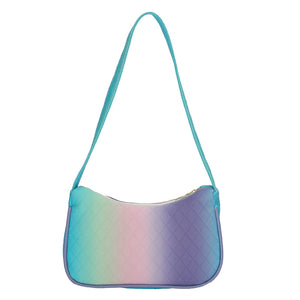 Evening Bags Gradient Women Shoulder Bags Leather Female Armpit Handbag