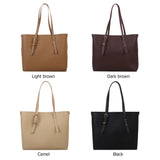 2pcs/Set PU Handbag Women Big Capacity Lady Shoulder Clutch