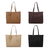 2pcs/Set PU Handbag Women Big Capacity Lady Shoulder Clutch