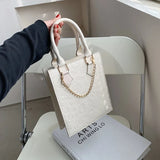 Retro Casual Women Totes PU Leather Handbag