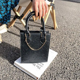 Retro Casual Women Totes PU Leather Handbag