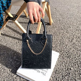 Retro Casual Women Totes PU Leather Handbag