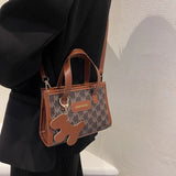 Retro Casual Women Totes Shoulder Bags Leather Chain Handbag B104