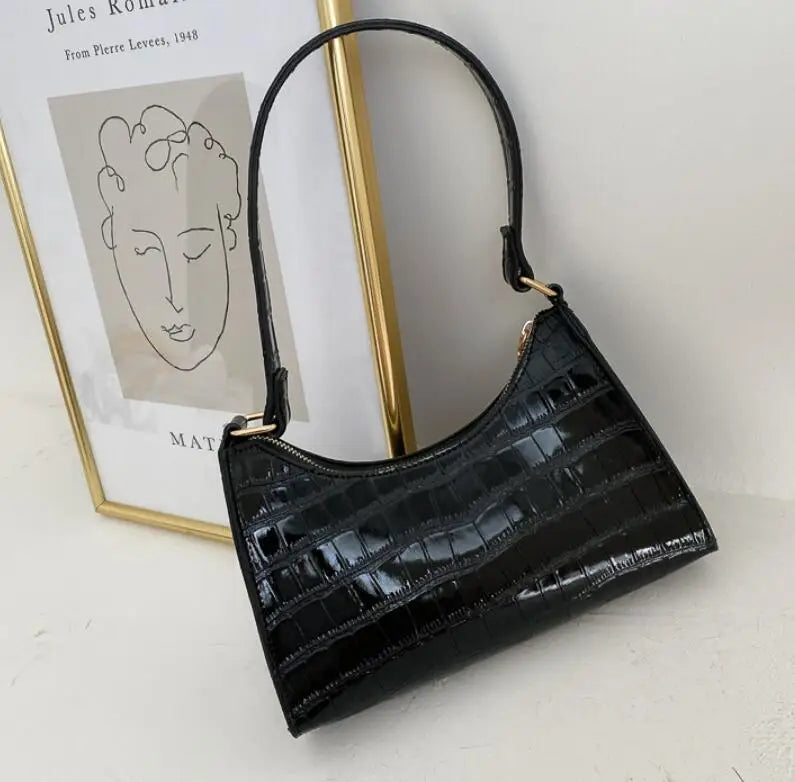 Retro Totes Shoulder Bag Women Leather Chain Handbag