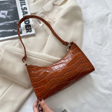 Retro Chain Handbag Leather Casual Women Totes Shoulder Bags