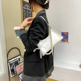 Retro Women Leather Chain Handbag Totes