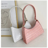 Retro Casual Women Totes Shoulder Bag Leather Chain Handbag