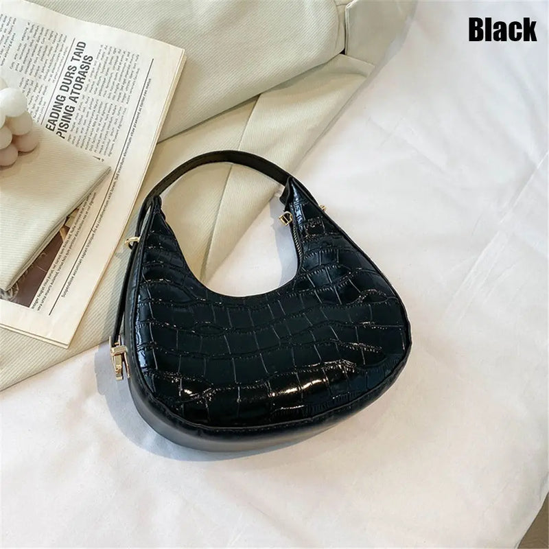 Retro Casual Women Totes Shoulder Bags Female PU Leather Solid Shopping Handbag