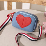 Women Crossbody Bag Heart-shaped Pillow Totes Shoulder Bags Small Messenger Bag