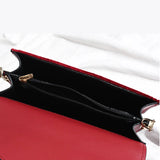 Rivet Patchwork Crossbody Bag Wide Strap Women's Handbag