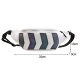 Fanny Canvas Belt Chest Bag Women Hip Hop Shoulder Messenger Packs