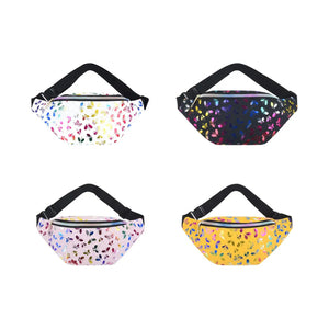 Fanny Pack PU Leather Waist Bag for Travel, Running, Camping