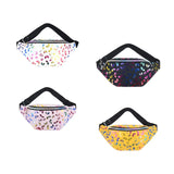 Fanny Pack PU Leather Waist Bag for Travel, Running, Camping