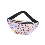 Fanny Pack PU Leather Waist Bag for Travel, Running, Camping