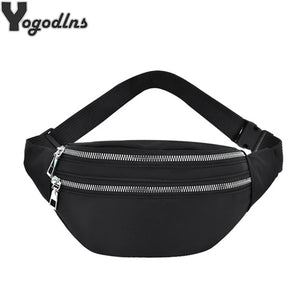 Women's Waterproof Waist Pack Chest Crossbody Bag