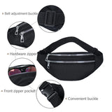 Canvas Waist Bag Waterproof Travel Bum Bag Cross Body Chest Bags