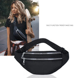 Canvas Waist Bag Waterproof Travel Bum Bag Cross Body Chest Bags