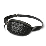 Women's PU Leather Chest Bag Crossbody Waist Sling Phone Pouch
